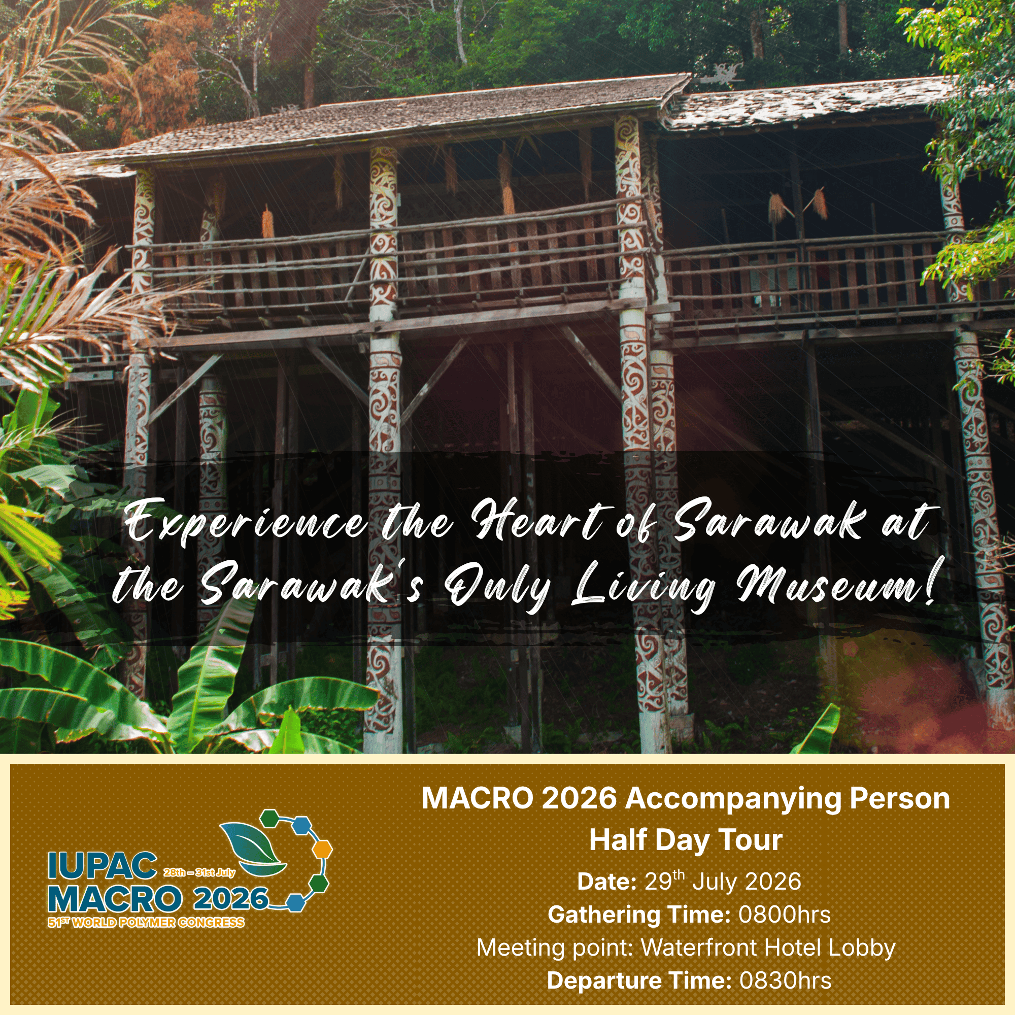 MACRO 2026 Accompanying person Half Day Tour